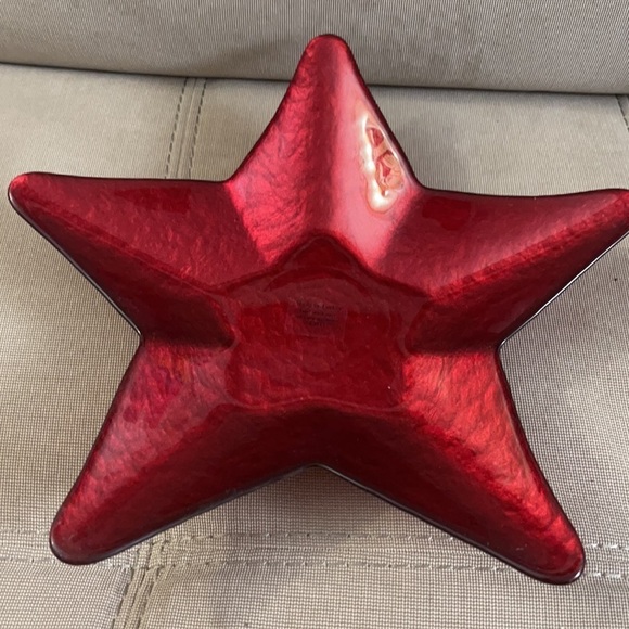 Star style red plate - Picture 3 of 6